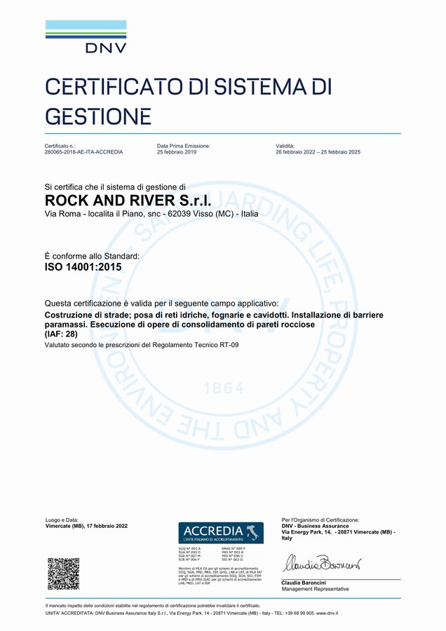 Conformità ISO 14001:2015